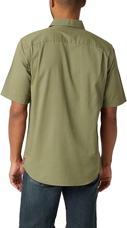 Wrangler Authentics Men's Short Sleeve Classic Woven Shirt