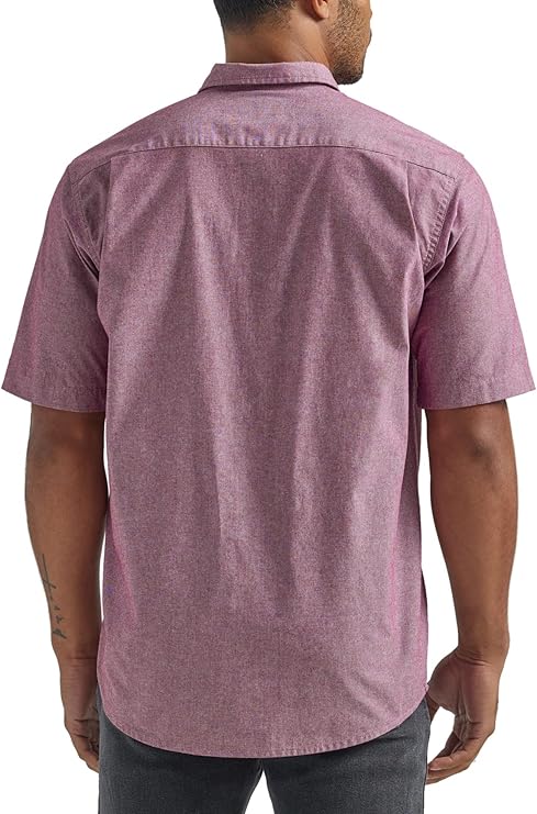 Wrangler Authentics Men's Short Sleeve Classic Woven Shirt
