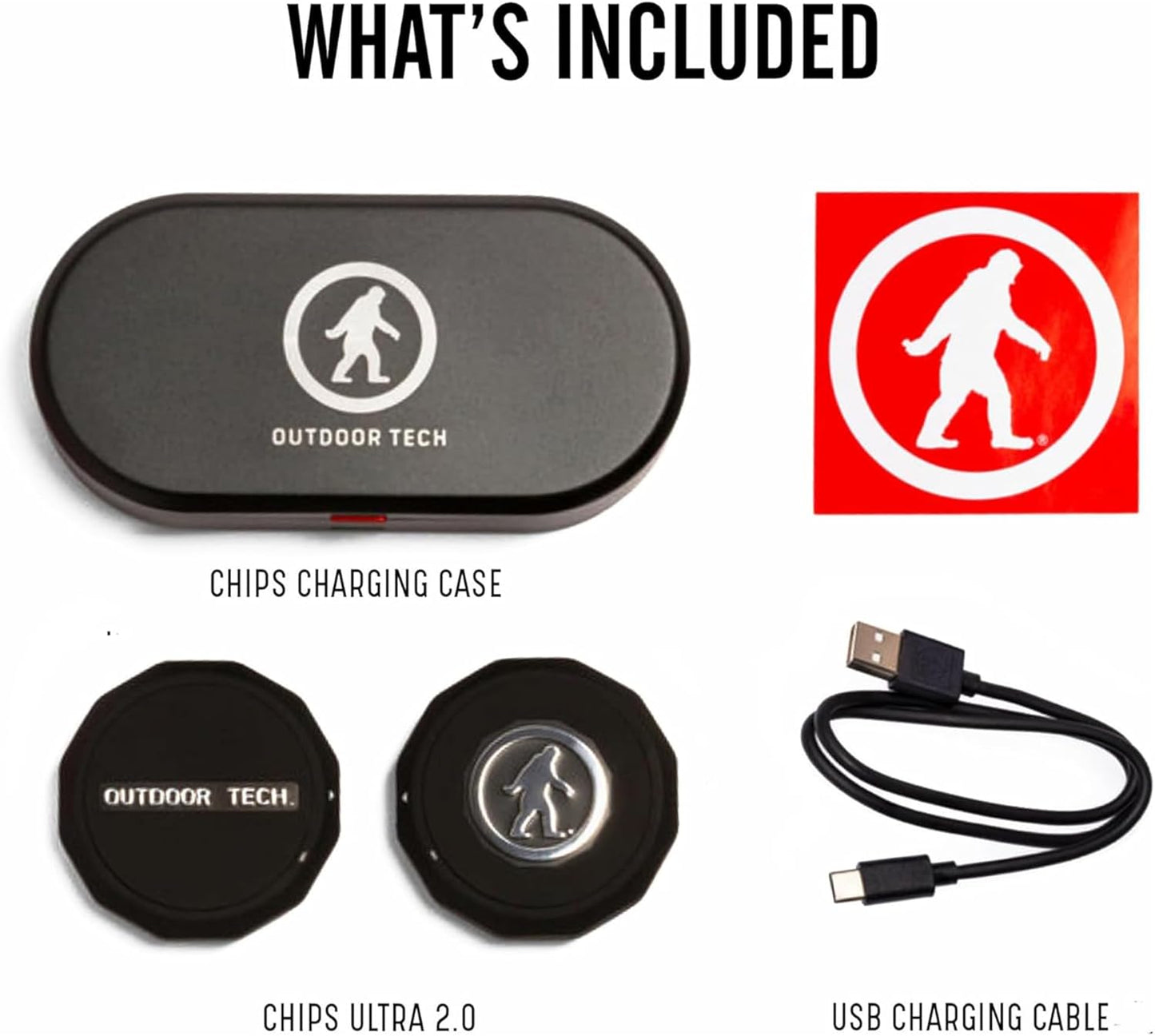 Outdoor Tech - Chips Ultra 2.0 Headphones - True-Wireless Bluetooth Helmet Speakers for Skiing Snowboarding Biking and Power Sports
