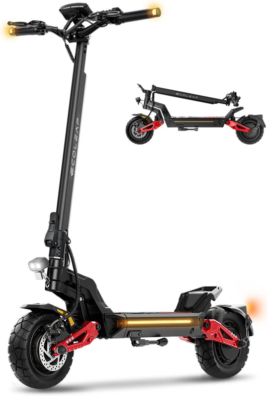 Electric Scooter for Adults, 28/43.5 MPH, 50/75 Mile Range, 1500W/4000W Peak Motor, Dual Hydraulic Suspension, 4G Smart, UL2272/2271 Certified